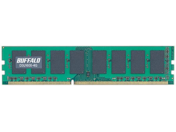 240Pin用 DDR3 SDRAM DIMM 4GB バッファロー D3U1600-4G