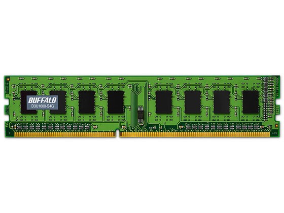 240Pin用 DDR3 SDRAM DIMM 4GB バッファロー D3U1600-S4G