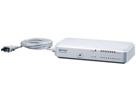 ノン・インテリジェントスイッチ 8ポートタップ型 バッファロー BS-G2108UR-TPの通販は 14,089円