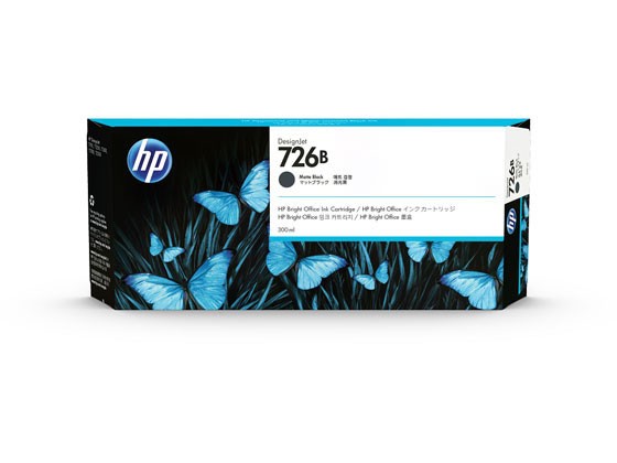 HP726B インクカートリッジ マットブラック 300ml ＨＰ 3WX12A