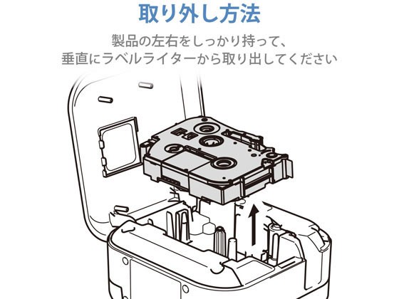 ピータッチ ブラザー 互換テープ 透明 エレコム CTC-BTZE121