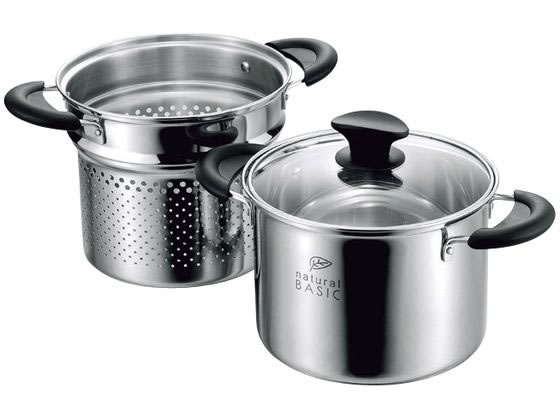 ジオ・プロダクト 日本製 パスタポット 21cm GEO-21P パスタ鍋 ガス火