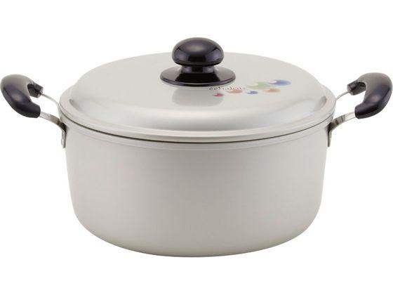 北陸アルミ 両手鍋 44cm [ガス火専用] 軽量 純しゅう酸 味づくし 日本製