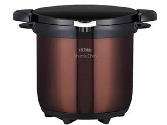 シャトルシェフ4.5L クリアブラウン KBG-4500 サーモス 012762012 その他鍋