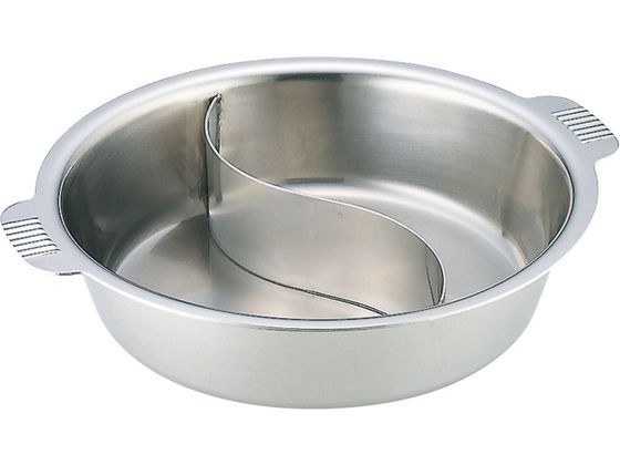 SW Nbステンレス電磁ちり鍋 2仕切り 26cm 和田助製作所 017559026の通販は 8,489円