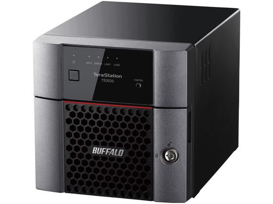 2ベイ デスクトップNAS 6TB バッファロー TS3220DN0602の通販は外付けHDD