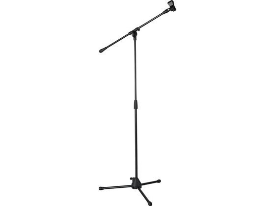 スピーカー付きマイク スタンド キングジム SPMS1-BK