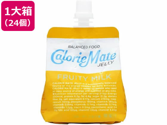 カロリーメイトゼリー フルーティミルク味 215g×24個 大塚製薬