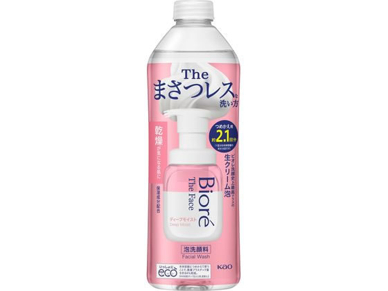 ビオレ ザ・フェイス 泡洗顔料 ディープモイスト 詰替用 340mL KAO