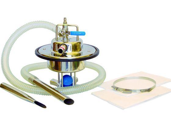 エア式乾湿両ステンレス製掃除機オープンペール缶 アクアシステム 4747411