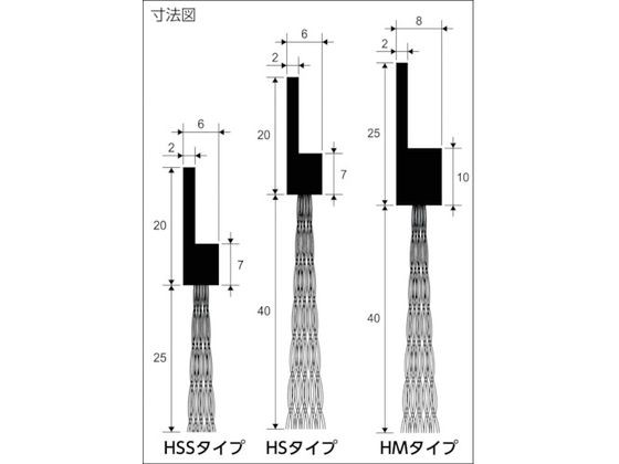 バーカットHSタイプ BF6-HS 5M NH40 PP0.2黒 バーテック 8051372の通販