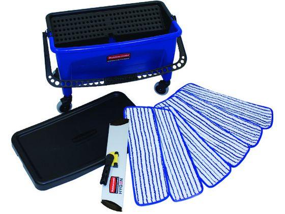 マイクロファイバー 仕上げ用モップセット システマ 8559547の通販は