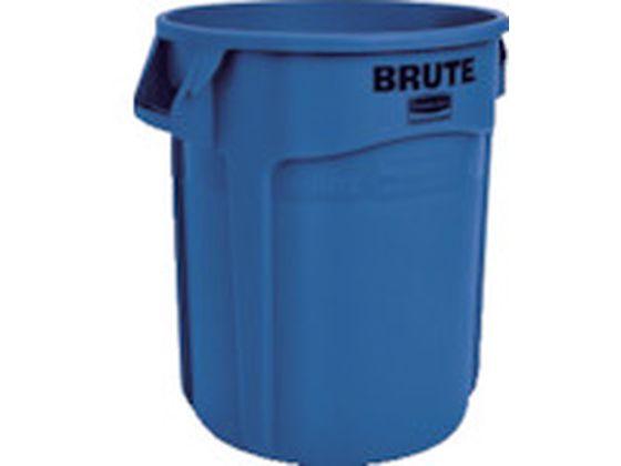 ラウンドブルートコンテナ スリット付き 75.7L ブルー システマ 8194405の通販は