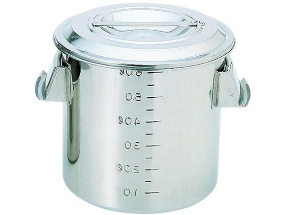 TRUSCO/ステンレスキッチンポット蓋付 300×300 21L 手付 トラスコ中山 4886224の通販は