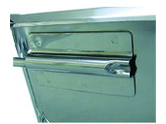 SUGICO/スギコ産業 18-8給食バット運搬型 Fタイプ SH-6038-7F 18-8 給食バット 運搬型 積み重ねハンドル 深さ100mm SK-6038-4