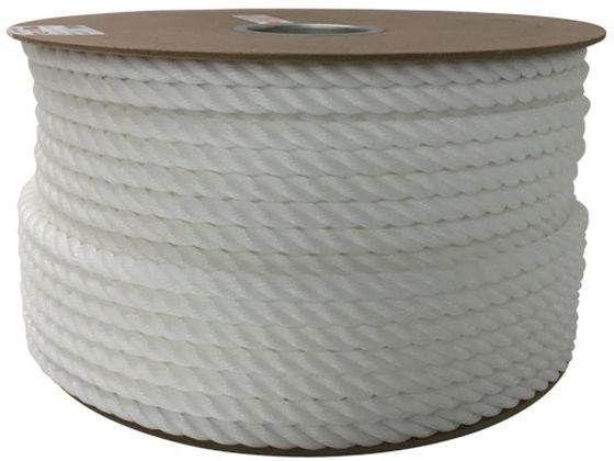 ユタカ ポリエチレンロープドラム巻 12mm×100m ホワイト PRE67