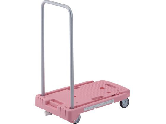 TRUSCO 樹脂台車こまわり君 省音G車輪  桃 樹脂ストッパー トラスコ中山 8186978の通販は