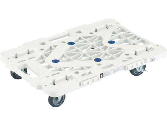 TRUSCO ルートバンメッシュタイプ 615×415 4輪自在 ストッパー付 白 トラスコ中山 4144490