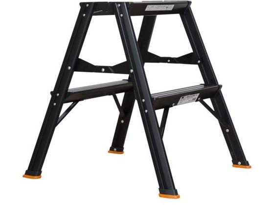 最先端アルミ製踏台 2段 高強度型 黒 トラスコ中山 4234111の通販は圧倒的な品質