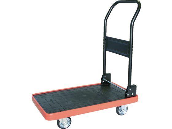 トラスコ中山 MKP樹脂製台車 折りたたみ式 716×436 エアキャスター付 MKP-151AC MKP樹脂製台車 折りたたみ式 716×436 トラスコ中山 3616029