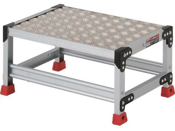 TRUSCO/作業用踏台 アルミ製・縞板タイプ 天板寸法600×400 トラスコ中山 3365093