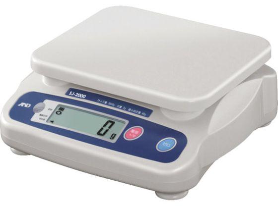 A&D (エー・アンド・デイ) 検定付きはかり デジタルスケール SK-2000i (4区) (SK2000I-A4) (検定付) 検定付きはかり 防塵・防水はかり SJ-WPシリーズ | 計量 | 商品