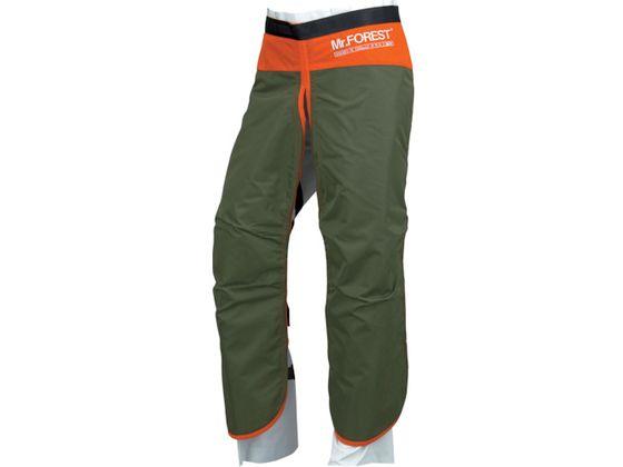 Mr.FOREST 防護チャップス オリーブ Lサイズ マックス 8365408