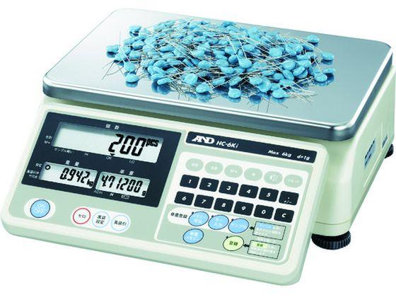 A&D 個数計 HC-15Ki ひょう量:15kg 最小表示:2g(計量可能最小単重:0.4g) 皿寸法:300(W)*210(D)mm 検