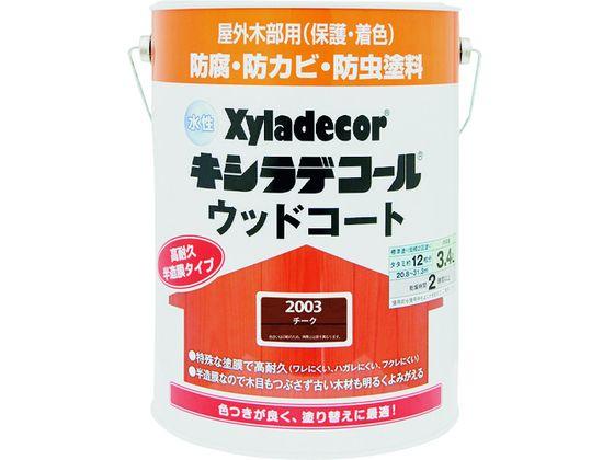 水性XDウッドコートS チーク 3.4L カンペハピオ #00097670070000