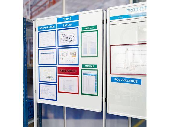ｔａｒｉｆｏｌｄ　ＰＶＣマグネットフレームＡ４用　１０枚入り　ブラック (195237) (195-1816) TARIFOLD PVCマグネットフレームA4用 10枚入り グリーン 195235 1
