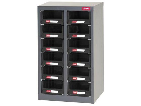 パーツキャビネット ESD 362×265×571mm 2列6段 エスコ EA957FA-2の通販は