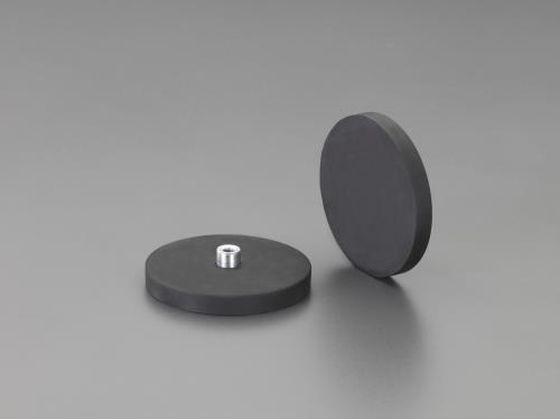 強力マグネット 2個 φ88×8.5mm M8×1.25 420N エスコ EA781EE-69