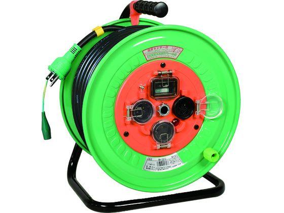 日動 電工ドラム 単相200Vドラム アース漏電しゃ断器付 30m NFEB23015A