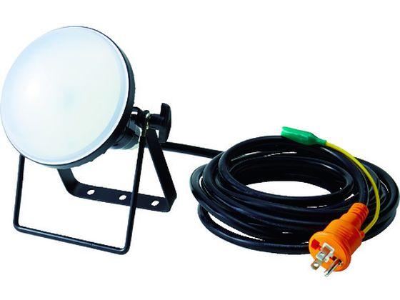 TRUSCO/LED投光器 DELKURO 20W 5m アース付 2芯3芯両用タイ トラスコ中山 1141050の通販は