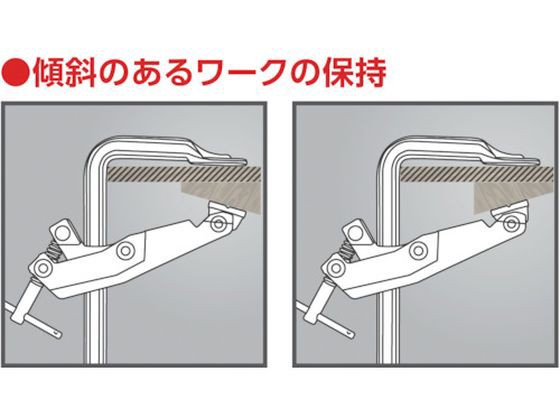 カンチレバー型クランプ 開き300mm トラスコ中山 4901134の通販はau