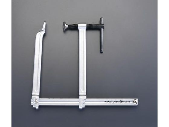 F型クランプ ロングリーチ 0-400mm 400mm エスコ EA526TX-16の通販は 15,980円