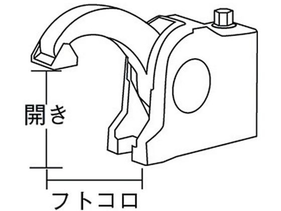 クランプBASC型 開き100mm ベッセイ 3029859の通販はau PAY マーケット