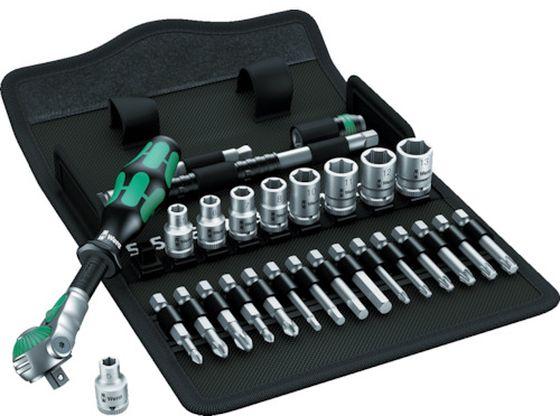 ぴーち 8100SA6 サイクロップラチェット「スピード」セット 1／4 Wera 4838246