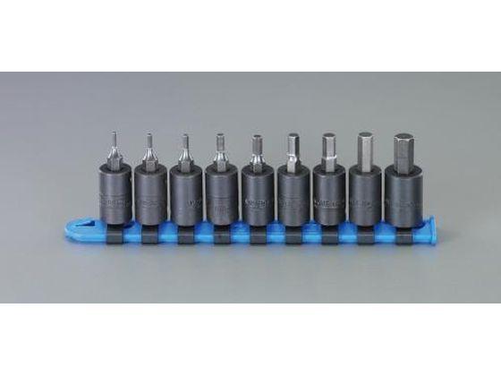 インパクトHexビットソケットセット 3／8sq エスコ EA164WEの通販は