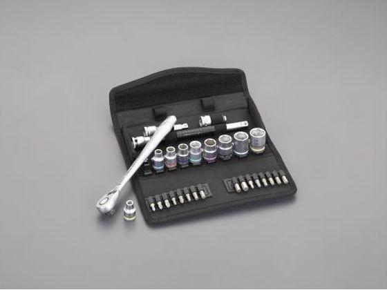 ソケットレンチセット 3／8DR エスコ EA617AG-132の通販は
