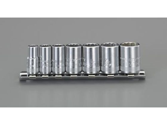 ソケットセット 1／4DR エスコ EA617XAの通販は