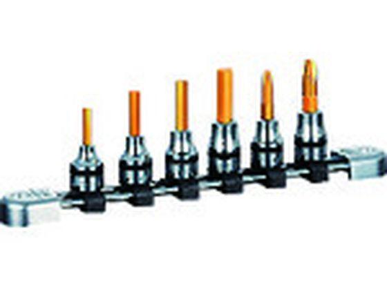 9.5sq.ヘキサゴンビットセット[6コ組] 京都機械工具 8070578の通販は