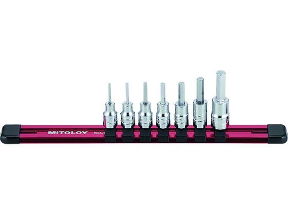 1／4 ヘックスソケット ホルダーセット 7コマ8点 水戸工機 2078404の通販は 5,042円