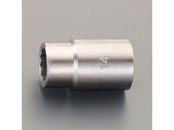 ソケット チタン合金製 1／2DR×22mm エスコ EA618WP-22 21,995円
