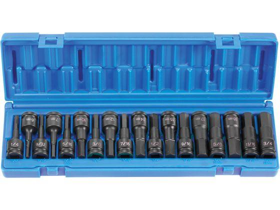 インパクト INHEX ソケット メトリック・インチ エスコ EA164DV-20の通販は