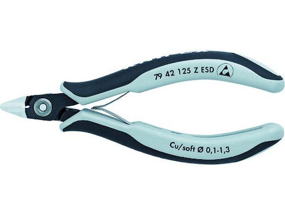 ESD精密エレクトロニッパー 125mm KNIPEX 7666551
