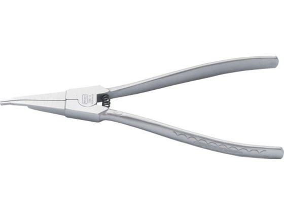 穴なしスナップリング用プライヤー 軸用 10°曲がりタイプ ＨＡＺＥＴ 8288420の通販は