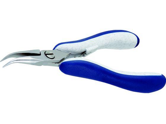 ESD精密プライヤー 曲爪 140mm IDEAL-TEK 2070844の通販は