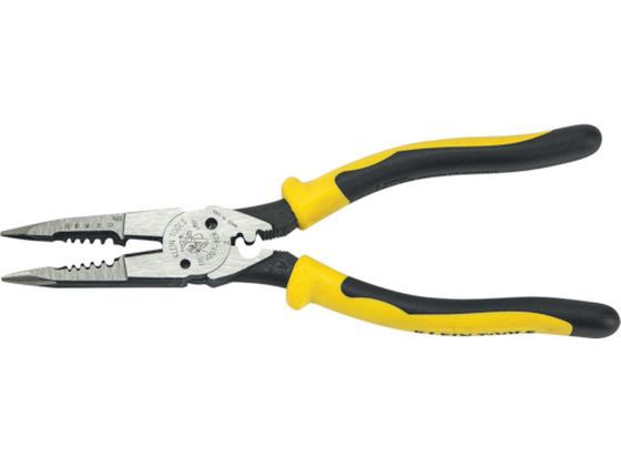 ロングノーズプライヤー コンフォートハンドル 圧着機能付 220mm KLEIN TOOLS 1142915の通販は