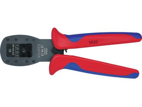 9754-27 MQSコネクタ用平行圧着ペンチ 190mm KNIPEX 8368961